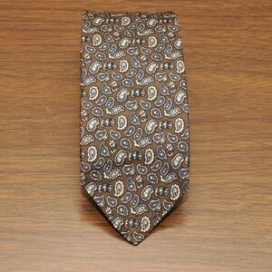 Vintage Brooks Brothers Makers Silk Paisley Tie Printed in England